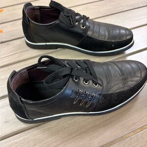 Men's Black Casual Shoes-size 7